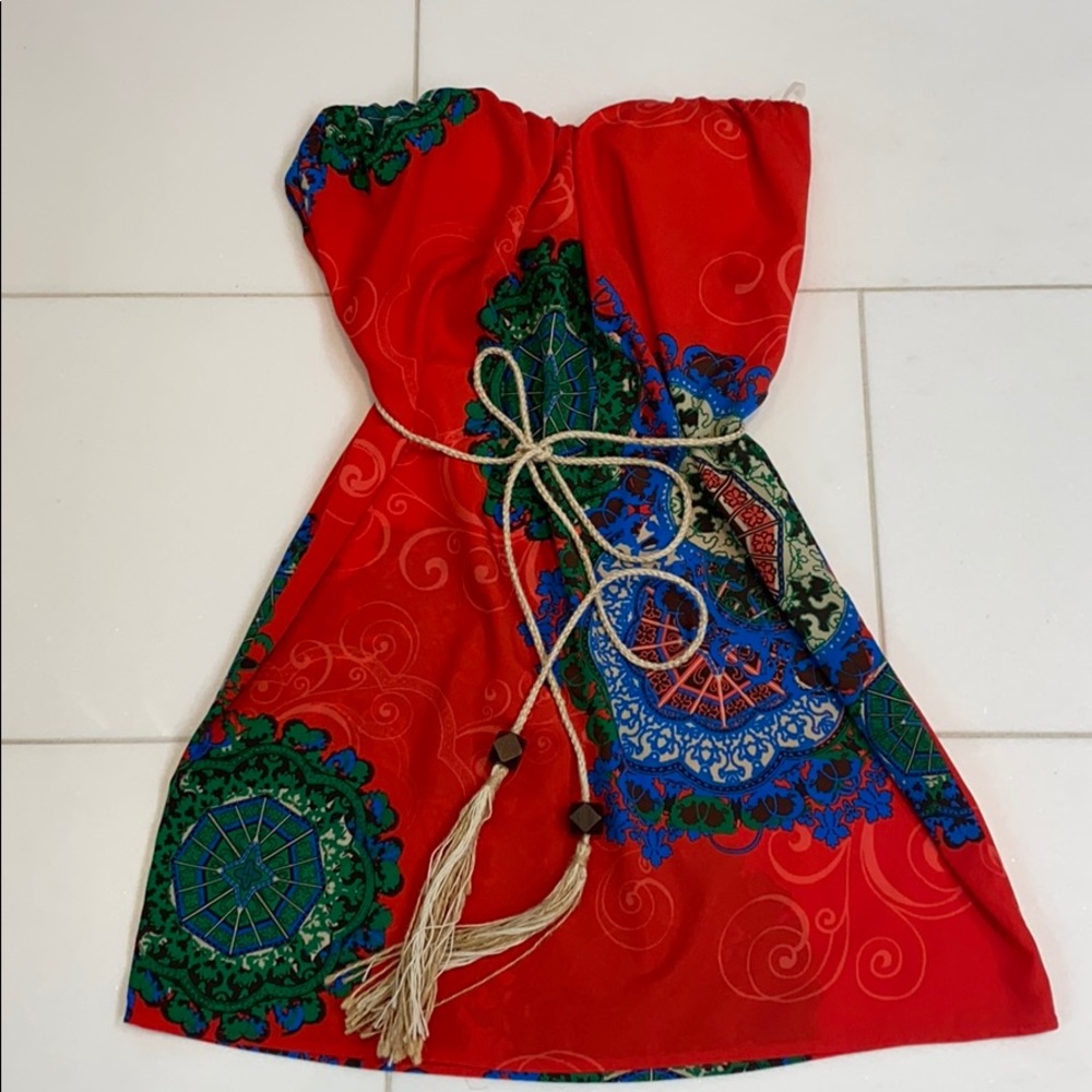 Strapless dress
